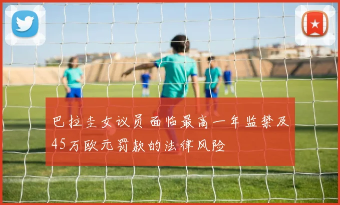 巴拉圭女议员面临最高一年监禁及45万欧元罚款的法律风险